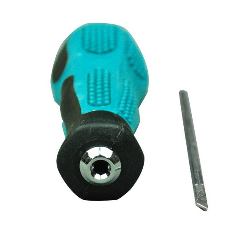 Dual-use 2 In 1 Slotted Phillips Screwdriver Handle Screwdriver Bolt Driver Special Screwdriver 3x75mm