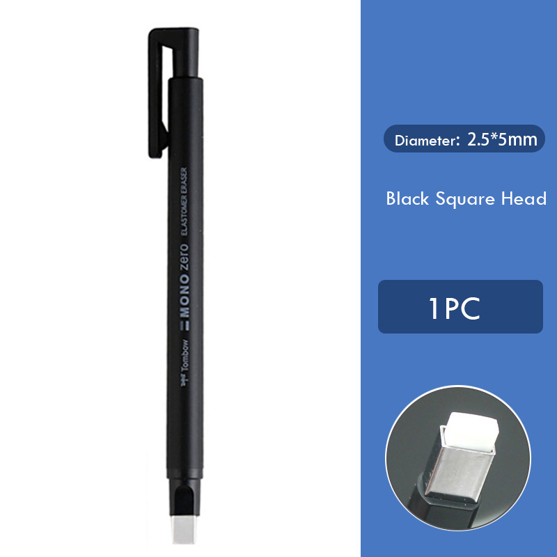 Tombow MONO Zero Pen Push Gumka Ołówek Guma ластик Japońskie artykuły papiernicze dla artystów Materiały dla uczniów Rysowanie Wymienny wkład: Czerwony