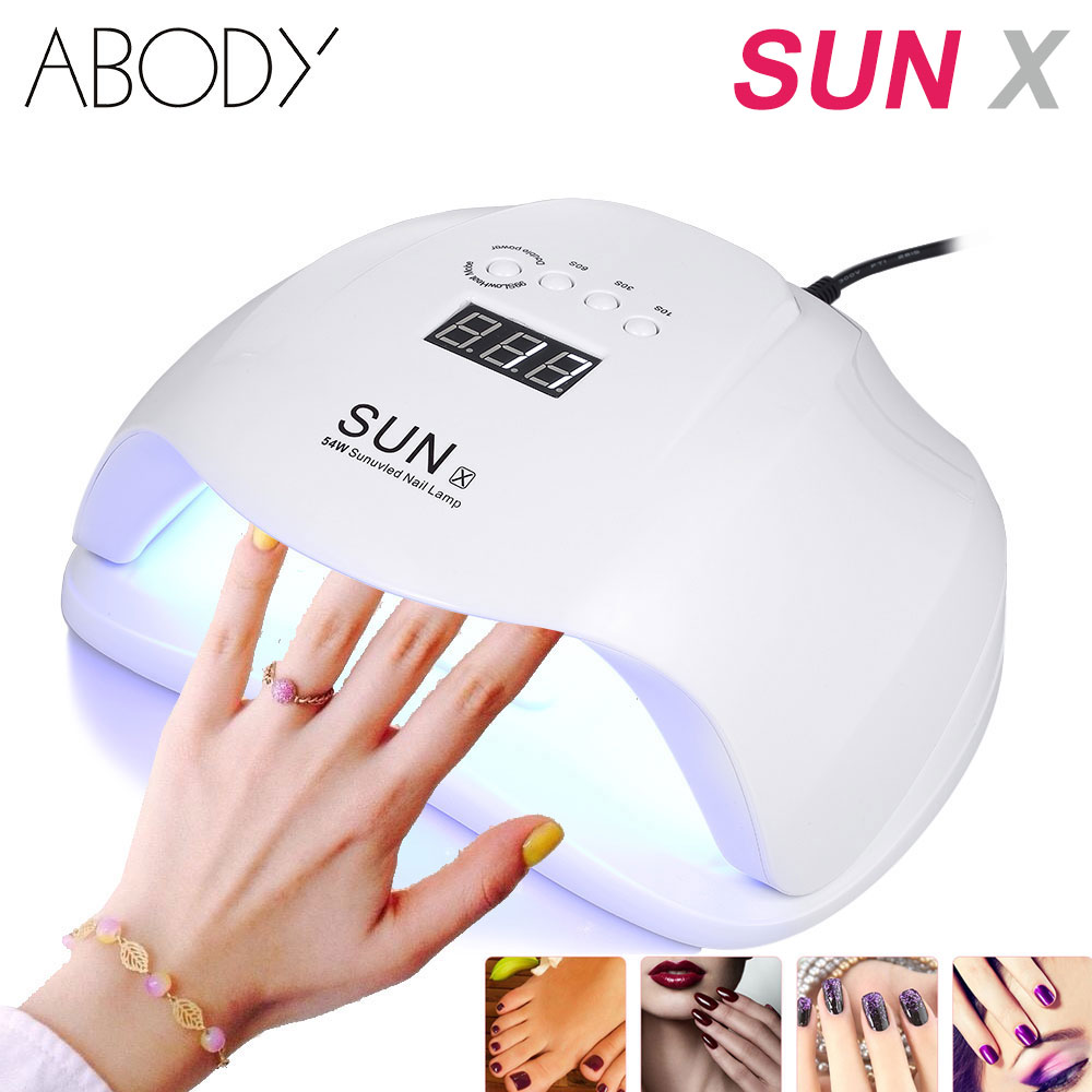 Abody SUN X lampe UV Gel lampe à ongles LED lampes à glace sèche-ongles outil de manucure sèche Machine pour tous les traitements Gel vernis à ongles Art SUNX