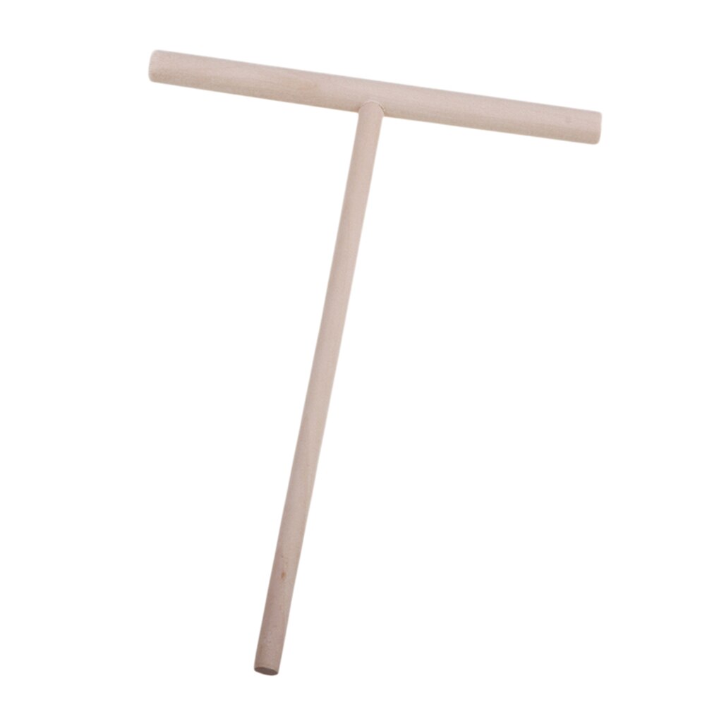 T forme en bois crêpière crêpe pâte épandeur bâton maison cuisine outil bricolage crêpe Restaurant cantine spécialement fournitures