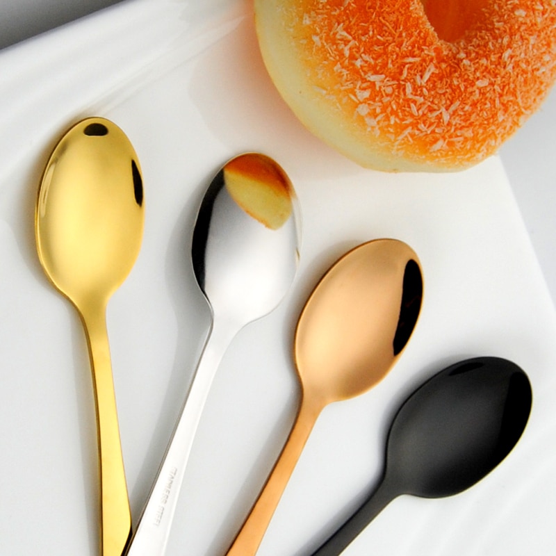 GRÄWE Kaffeelöffel 10 Stück, Serie Prag Löffel