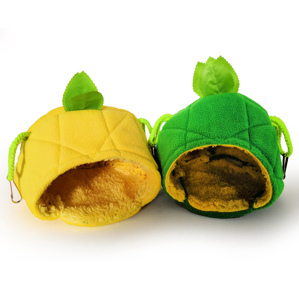 Small Pet Nest Cartoon Fruit Shape Guinea Pig Hedgehog Warm House Hanging Bed