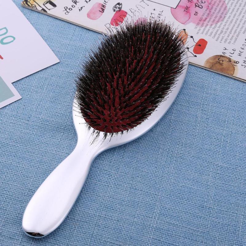 1pc Anti-Static Hair Brush Boar Bristle Hair Massage Air Cushion Comb Hairdressing Tool ABS Handle Hair Brush