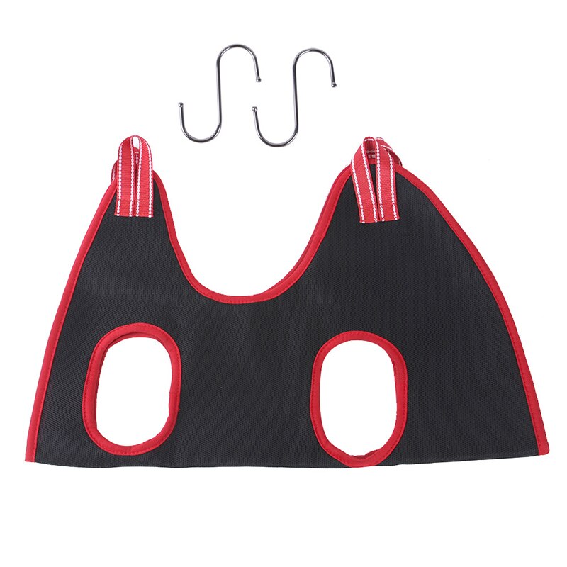 Pet Dog Grooming Hammocks Helper Restraint Bag Puppy Dog Cat Nail Clip Trimming Bathing Bag: light black / M