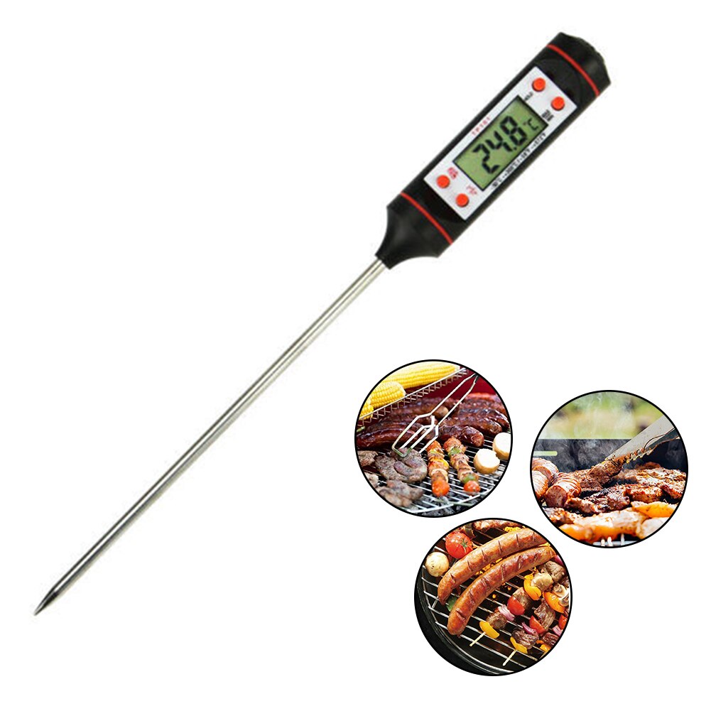 -50 + 300 Meting Keuken Elektronische Koken Gereedschap Probe Bbq Digitale Vlees Thermometer Lcd Display Hoge Nauwkeurigheid Thermometer