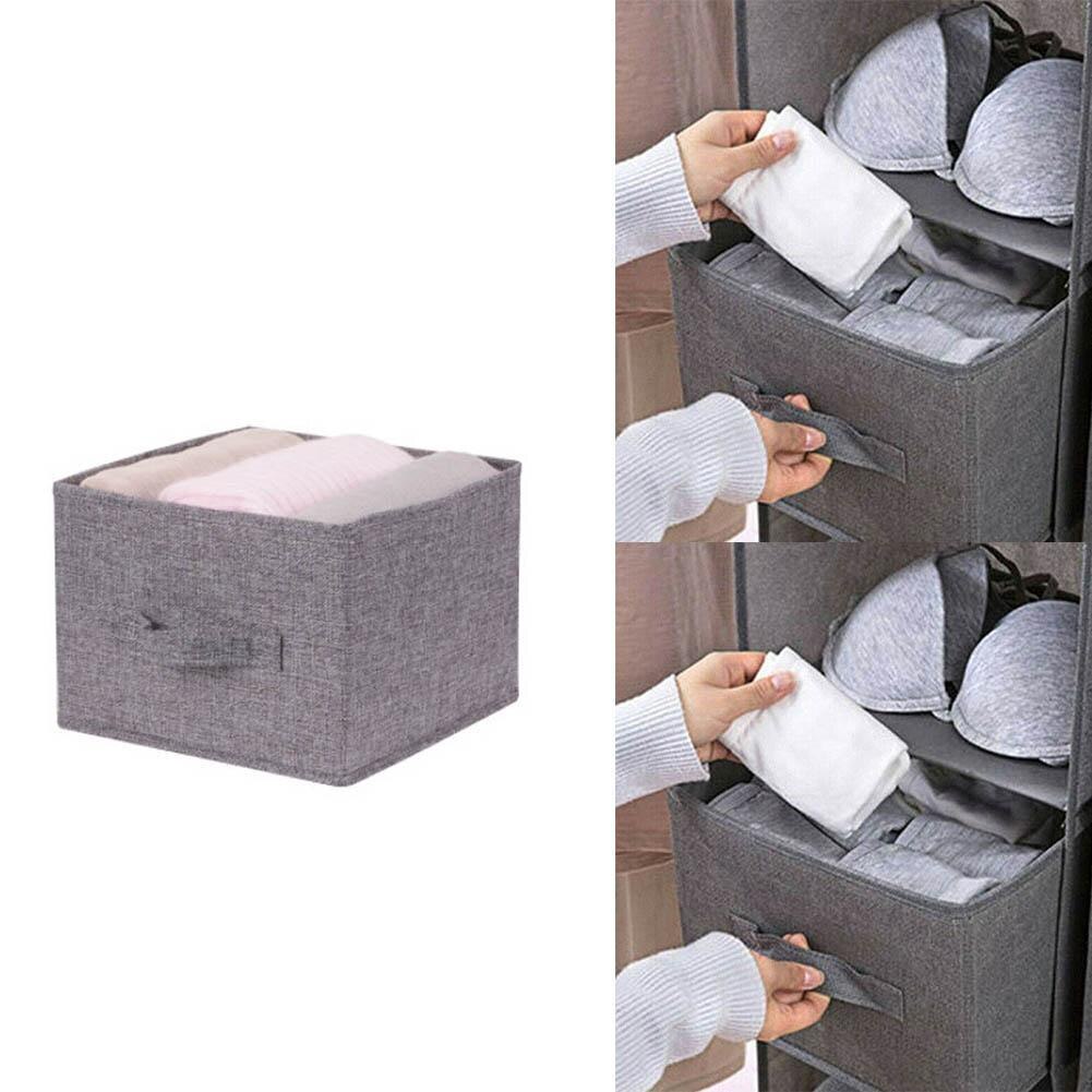 1pcs Household Clothes Hanging Drawer Box Cloth Underwear Wardrobe Organizer Shelves Closet Organizer Storage Shelf for Clothes