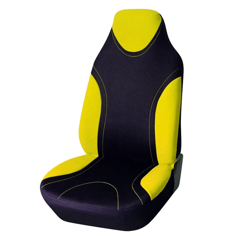 Seat Cover Ondersteunt Hoge Rug Emmer Autoyouth Auto Bekleding Universele Fits Meest Interieur Accessoires Seat Cover: Yellow