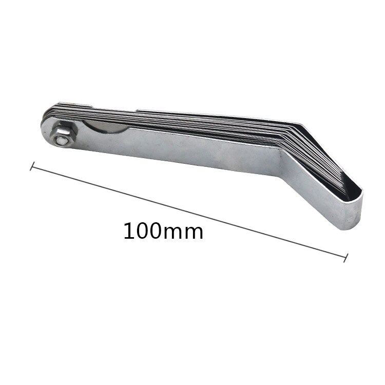 ! känselmått metrisk 0.127-0.508mm 0.005-0.020 tums ventil offset känselmått höghållfast 16 blad lätt att använda durab