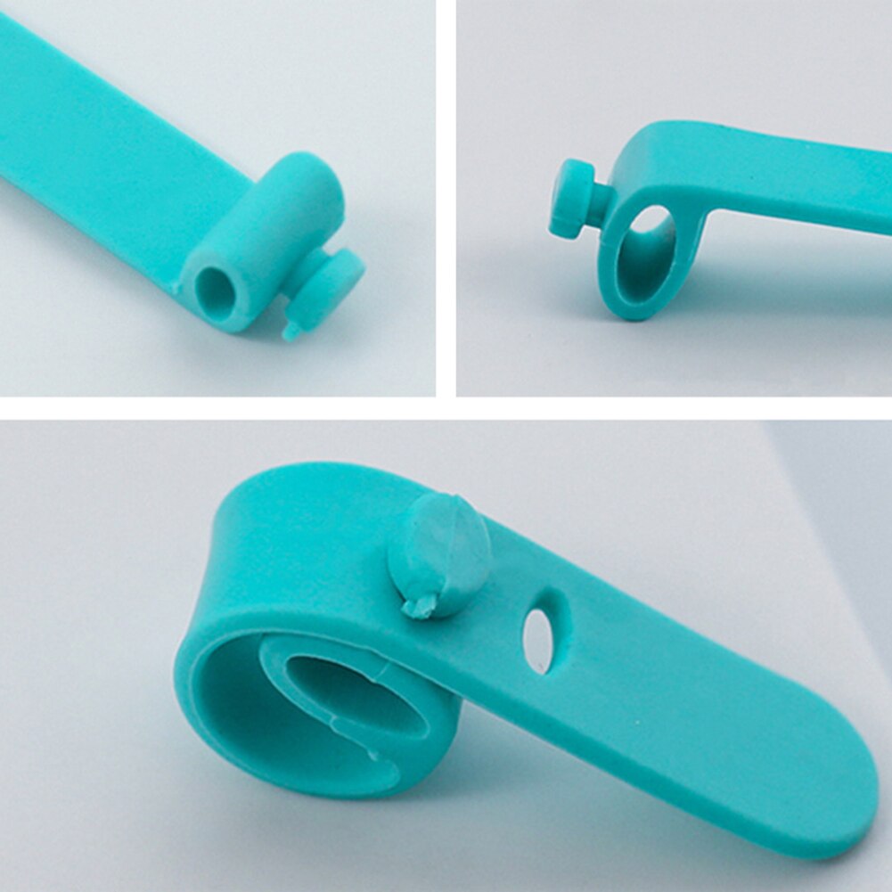 4Pcs Silicone Cable Winder Earphone Cable Desktop Data Line Wire Cord Organizer Wire Winder Cable Organizer Holder Cable Winder