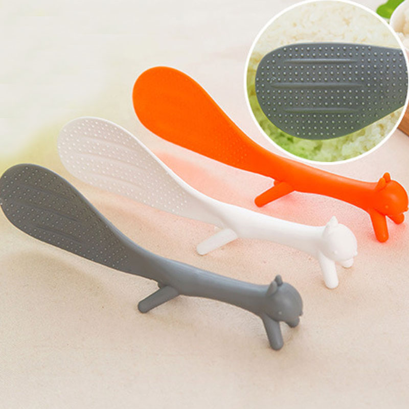 Utensilios de cocina, accesorios de cocina, cuchara para la comida antiadherente, cuchara de plástico para cocina, cuchara para arroz, pala para cocinar arroz