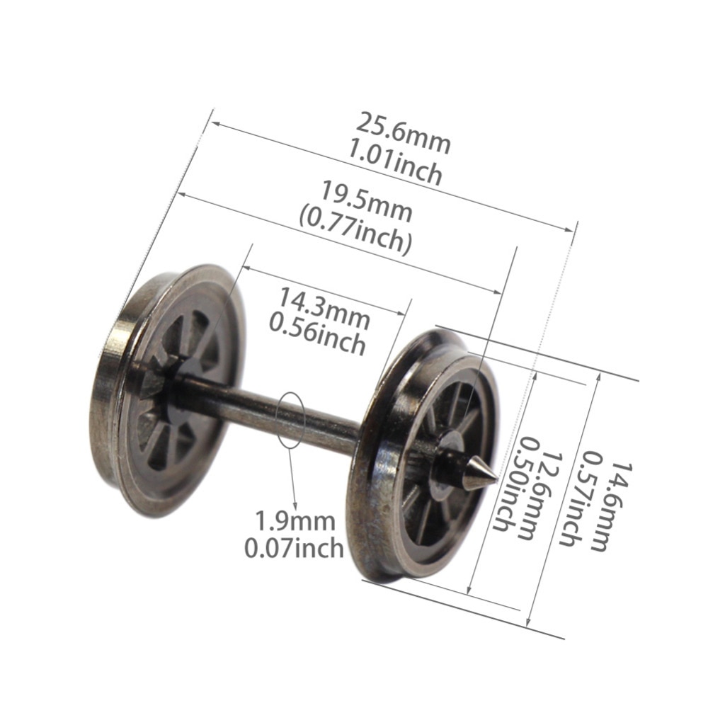 12 Pcs 24 Pcs Ho Schaal 36 Metalen Wielen Voor M Vicedeal 12-pcs-24-pcs-ho-schaal-36-metalen-wielen-voor-m-vicedeal