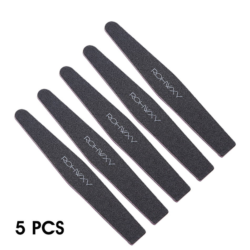 ROHWXY 1/5pcs Nail File Set 100/180 Sanding Buffer Block Pedicure Manicure Buffing Polish Beauty Tools Nail Files: 09