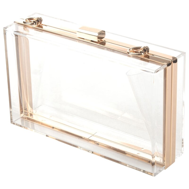 Süße, durchsichtige acryl-Kupplung, umhängetasche, abendtasche für damen