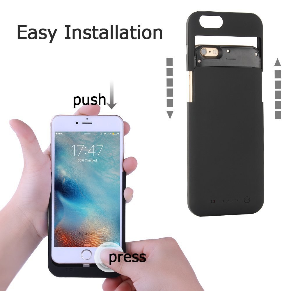 6800 Mah Für Iphone 6 Plus 6S Plus Batterie Fall Smart Batterie Ladegerät Fall Abdeckung 5,5 zoll Power Bank