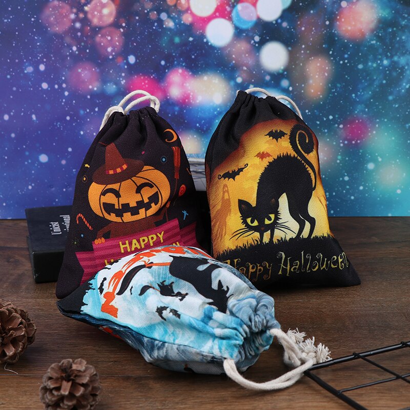 1 stuk halloween snoepzakdecoratie kindertas festival feest handtas: Willekeurig