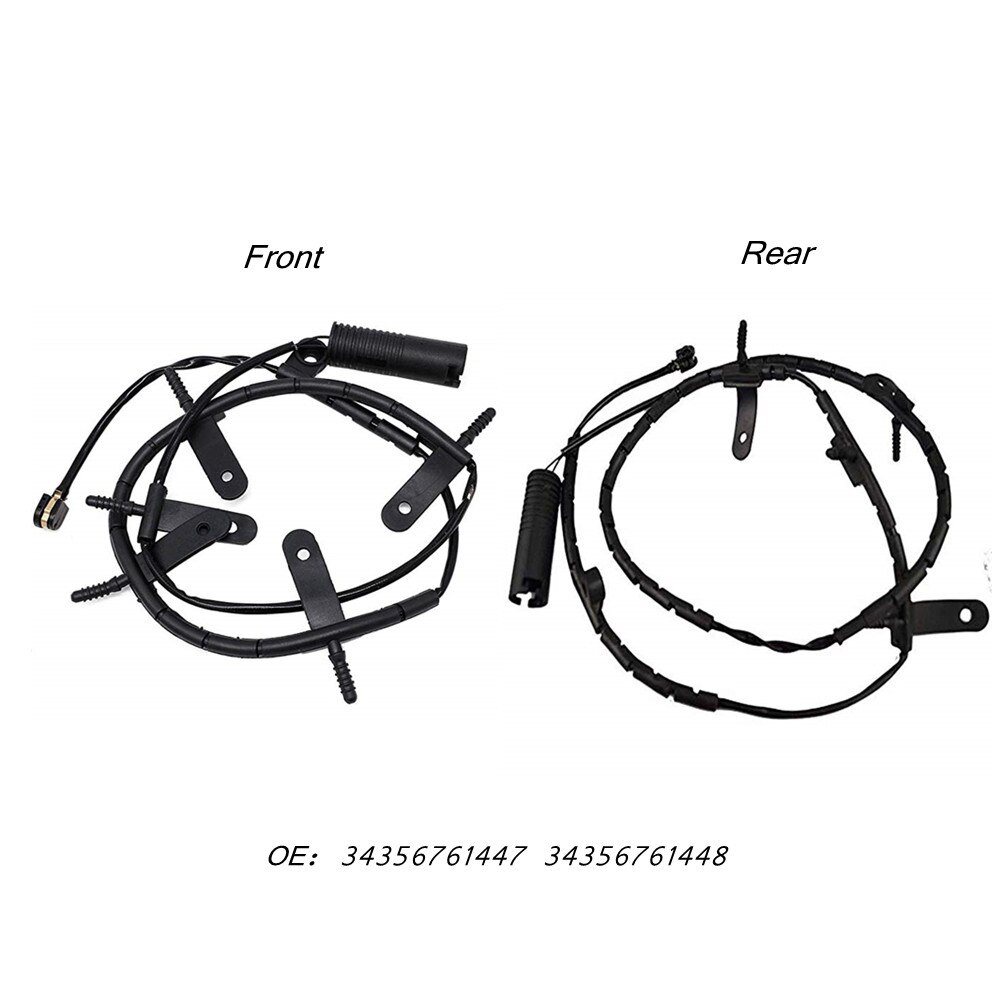 Front + Rear Brake Pad Wear Sensor for Mini Cooper R50 R52 R53 Brake Induction Wire Replacement 34356761447 34356761448: Default Title