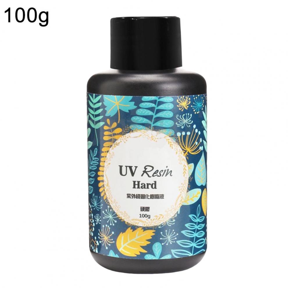Hard UV Resin Glue Clear Ultraviolet Curing Quick Drying Epoxy Resin UV Glue Resin Mold Gel Hardener DIY Jewelry Making Tools
