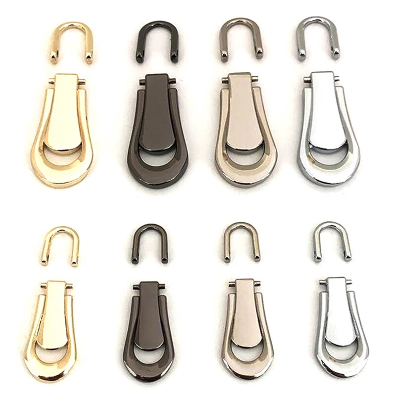 5Pcs Metalen Rits Hoofd Zip Puller Afneembare Rits Reparatie Kits Diy Handgemaakte Craft Quilten Kleding Zakken Levert 3 #5 #