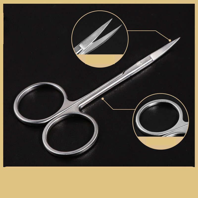 Double Eyelid Scissors with Gold Handle Microscopic Instruments 8.5cm Conjunctival Scissors Express Eye Tools Corneal Scissors