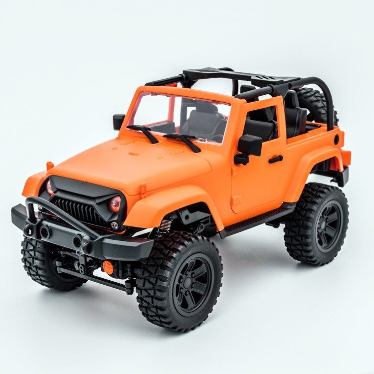 1/14 simulazione 4WD fuoristrada Big Foot Full Scale 2.4G telecomando modello di auto giocattolo: Convertible-Orange