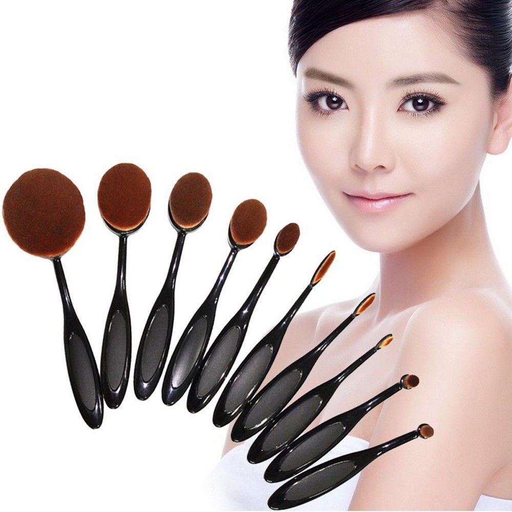 1 stk makeup børste tandbørste stor størrelse 16cm bløde makeup børster foundation ovale børster makeup værktøj børste sæt