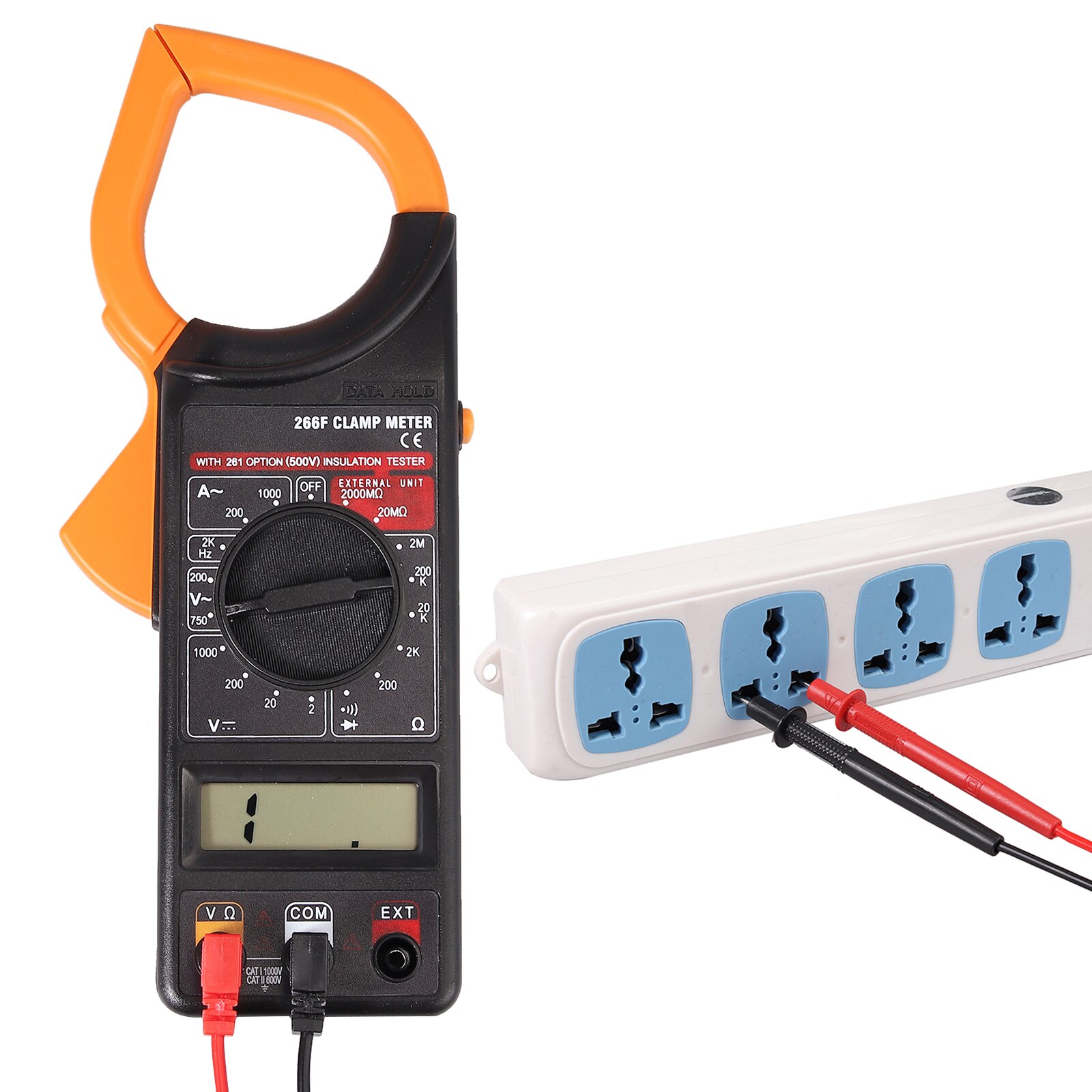 TANiCE Digital Clamp Multimeter AC DC Clamp Meter With LCD Display Support Polarity Display Overload Indicator Test Tool Tester