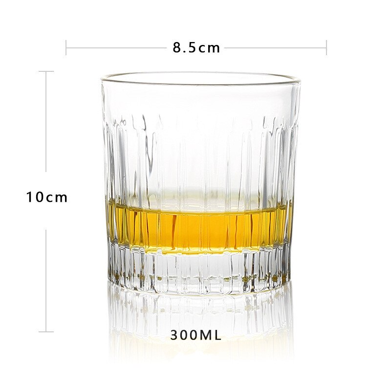 Varmebestandig gennemsigtig krystal øl whisky brandy vodka kop multi mønster drinkware bar: Type 5