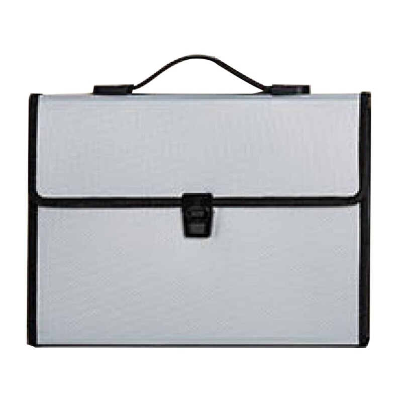 A4 Expanding File Folder Document Organizer 13 Pockets Accordion Folder Organizer For Documents Bag: GY