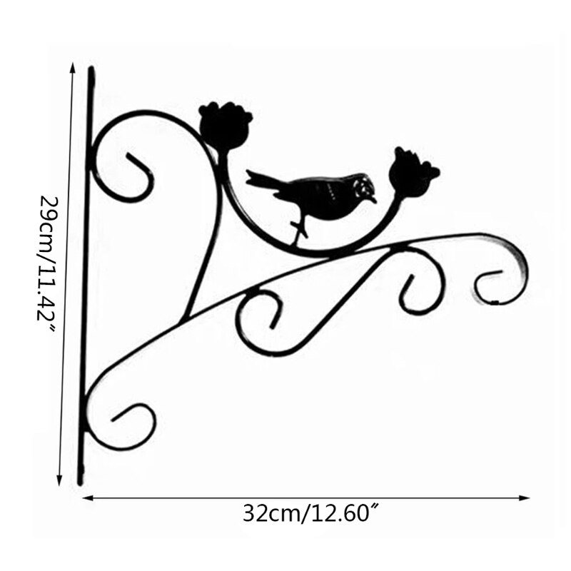 Scandinavische vogel wandhanger bloempot ondersteuning plantenbeugel haak hanger decoratie  m68e