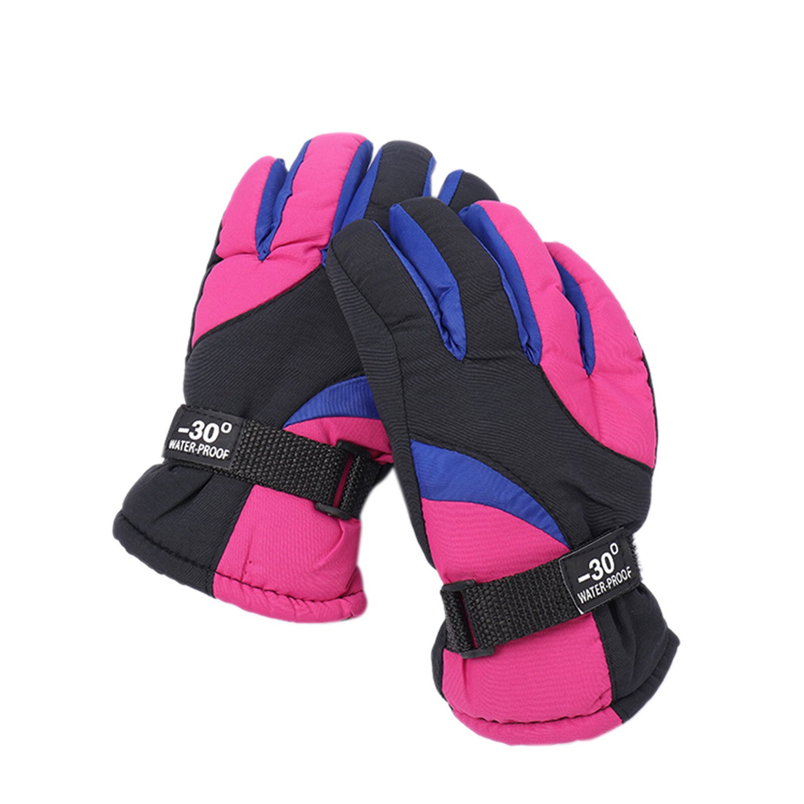 Winter Handschuhe Für freundlicher Jungen Mädchen Schnee Winddicht Fäustlinge Radfahren Fahrrad Fahrrad draussen Camping Sport Ski Warme Handschuhe 19-24 monat: heiß Rosa