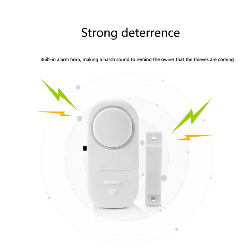 magnetic electronic alarm Household burglar alarm room doors and Windows to prevent the opening of alarm remind the door