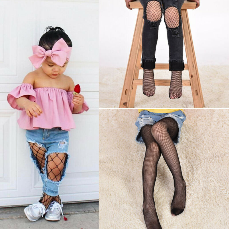 Pudcoco Net Pattern Toddler Baby Girls Mesh Fishnet Net hollow out solid Pantyhose Tights Stockings Kids Long Socks