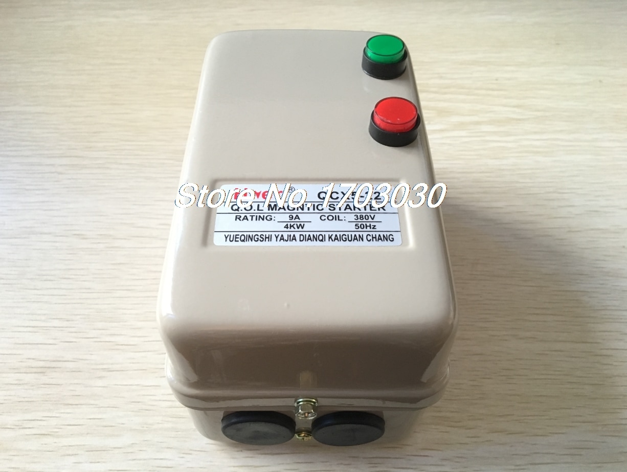 6.8-11A 380V Coil AC Contactor 5.5 Three Phase Motor Magnetic Starter 3 Pole