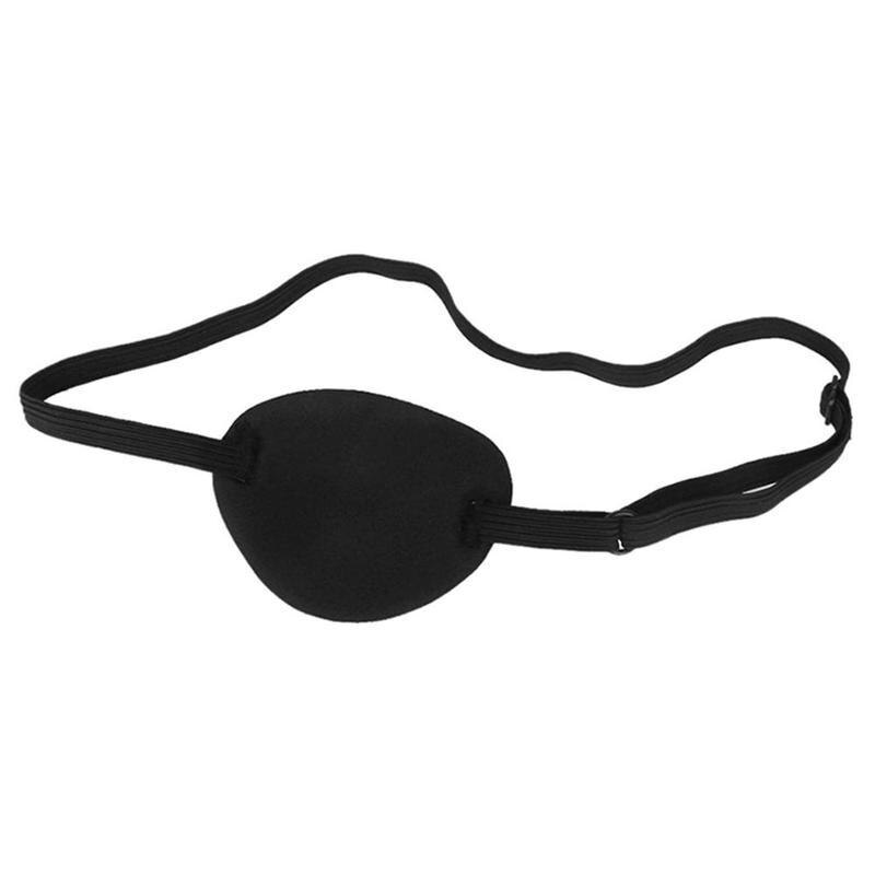 Eye Patch Zwart Single Eye Patch Wasbaar Verstelbare Medische Pirate Eye Concave Patch Patch Kostuum Cosplay L7S5: Default Title