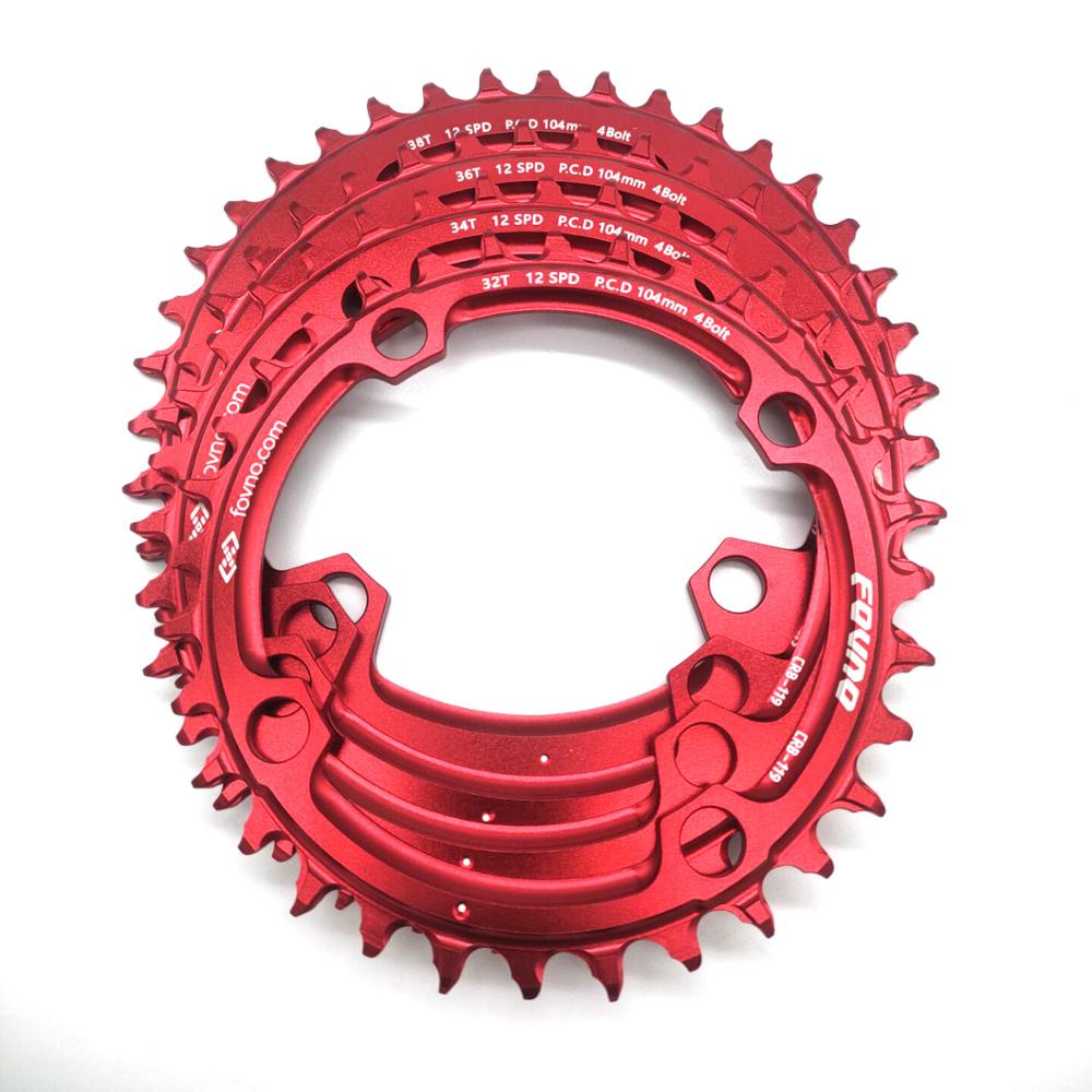Fovno 104 bcd 32/34/36/38 t eagle tooth mountain mtb polkupyörä kapea tarjotin leveä ketjurengas forshimano  m370 m410 m610 m615 m670 m780