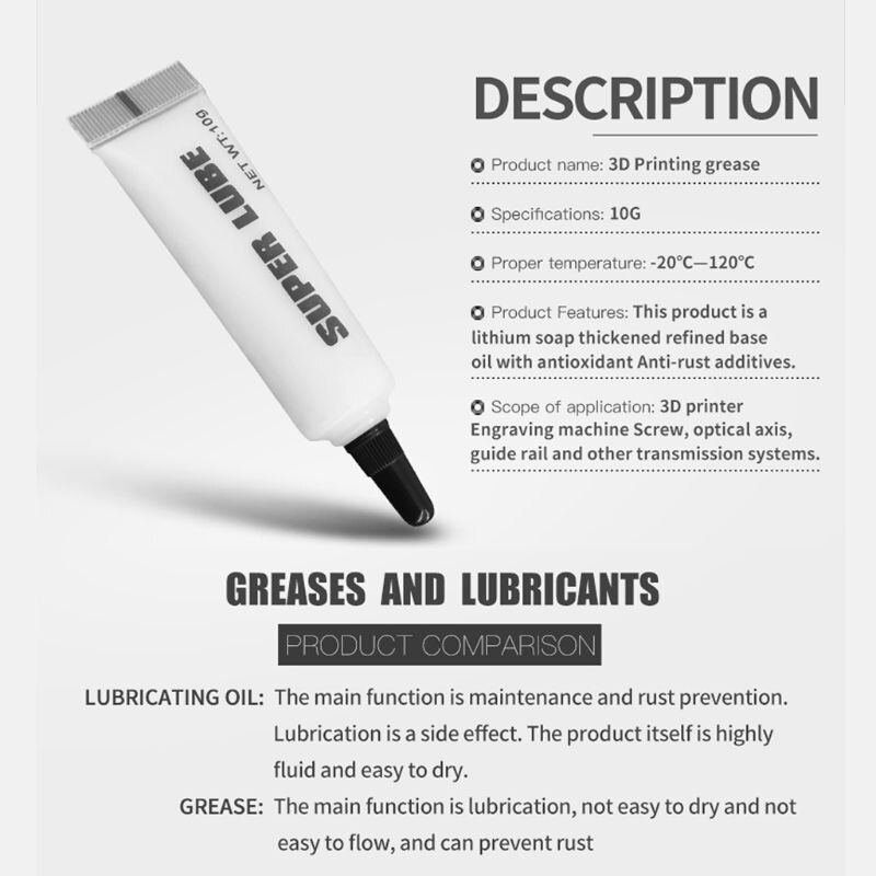 1pc X Y-axis Easy threed super lube Gear grease Fo... – Grandado