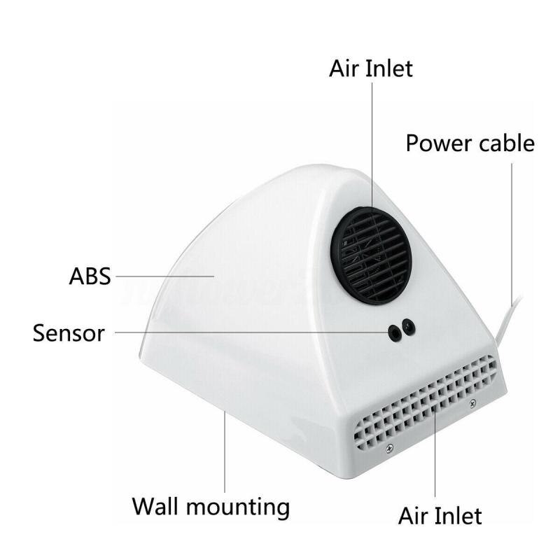 800W Hand Dryer Hotel Commercial Hand Dryer Electric Automatic Induction Hands Drying Hotel Bathroom Device Household Appliance