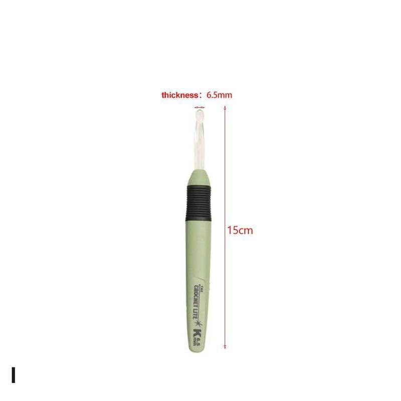 LED Crochet with Light Punch Needle Plastic Handle Knitting Needles Set Light Needle Sewing Kit Multicolour Sewing Tool