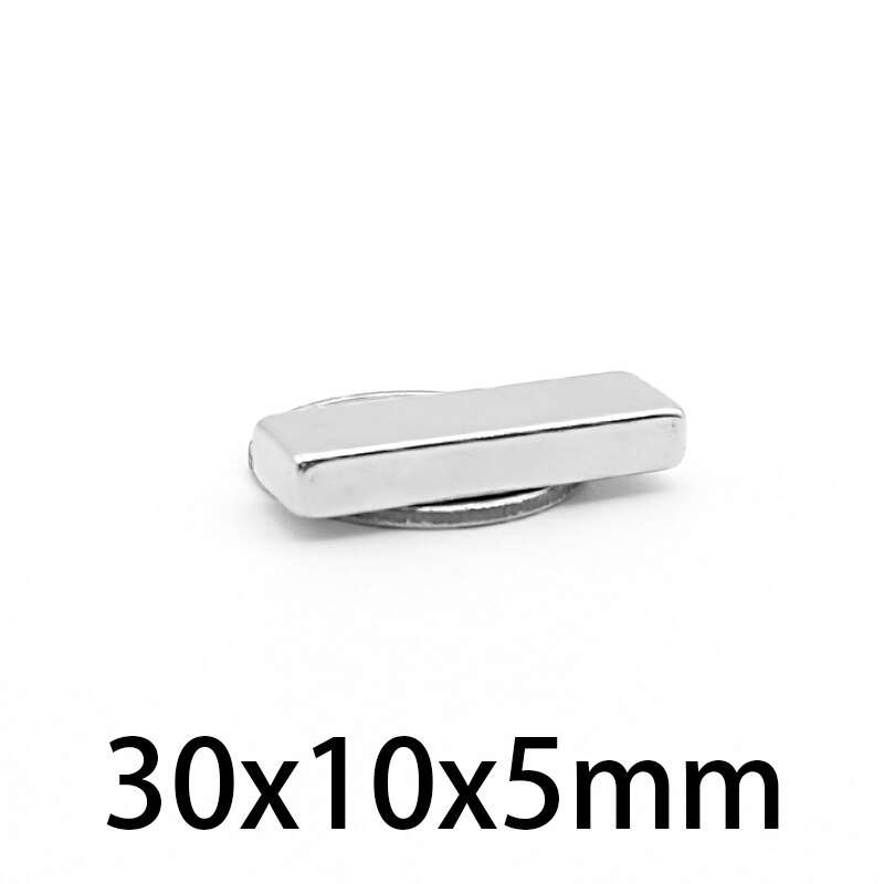 3-30Pcs 30x10x5mm Search Major Quadrate Magnet 30*10*5 Powerful Magnets 30mmx10mmx5mm Strong Neodymium Magnets 30*10*5mm