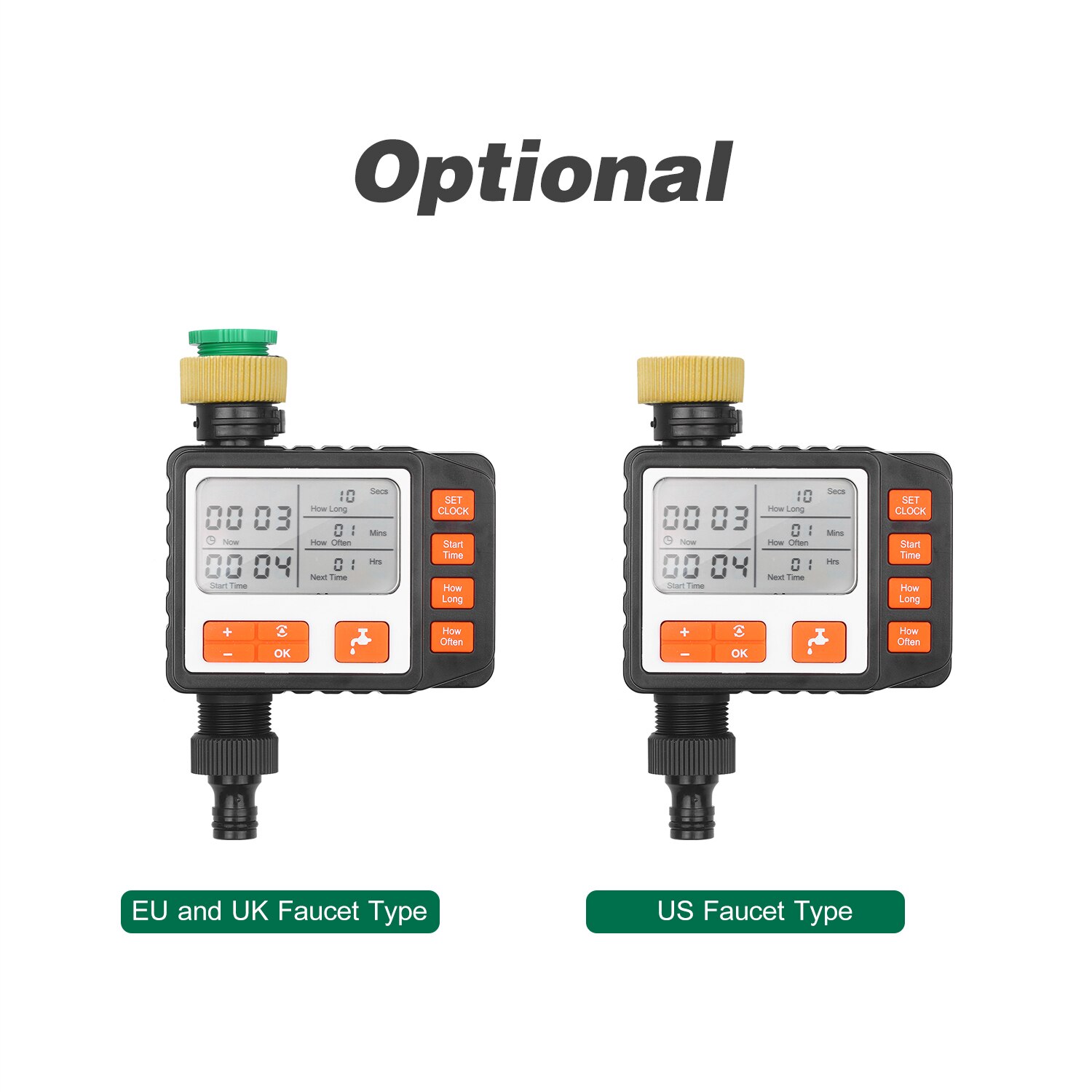 Digital Water Timer Programmable Outdoor Single Outlet Automatic On Off Water Faucet Hose Timer Irrigation System Controller