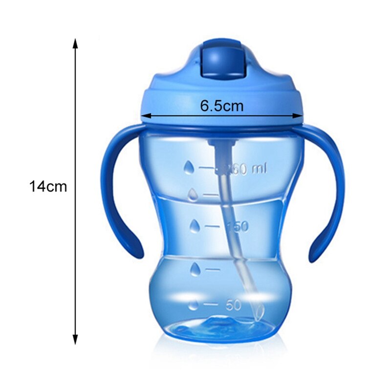 260ML Baby Child Leak-proof Drinking Cup Training Sippy Cup With Handle