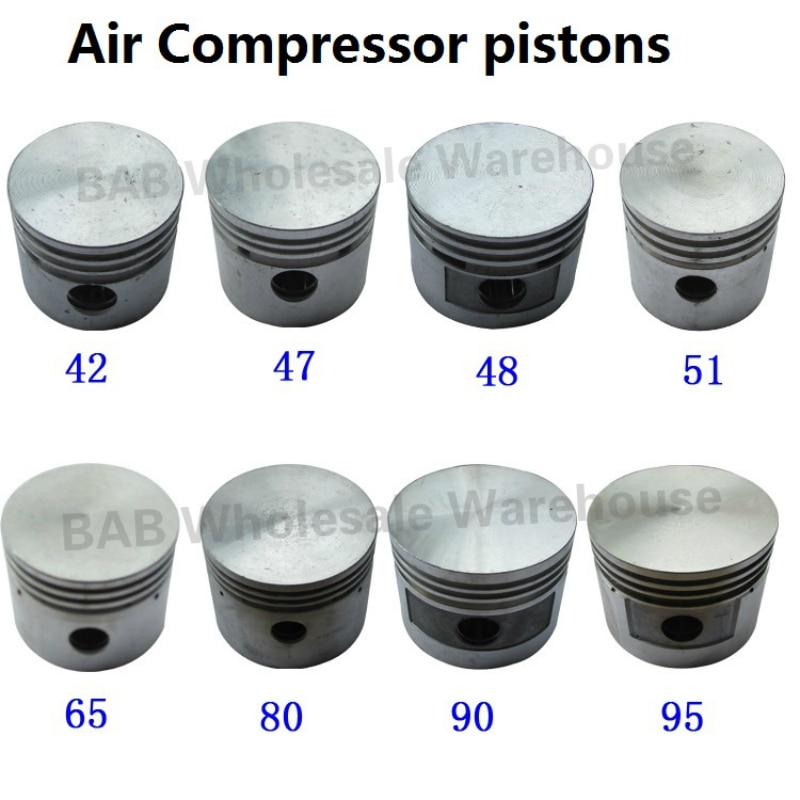 Luftkompressorstempler 42/47/48/51/65/80/90/95 til direkte drevet / remdrevet luftkompressor / luftpumpefitting