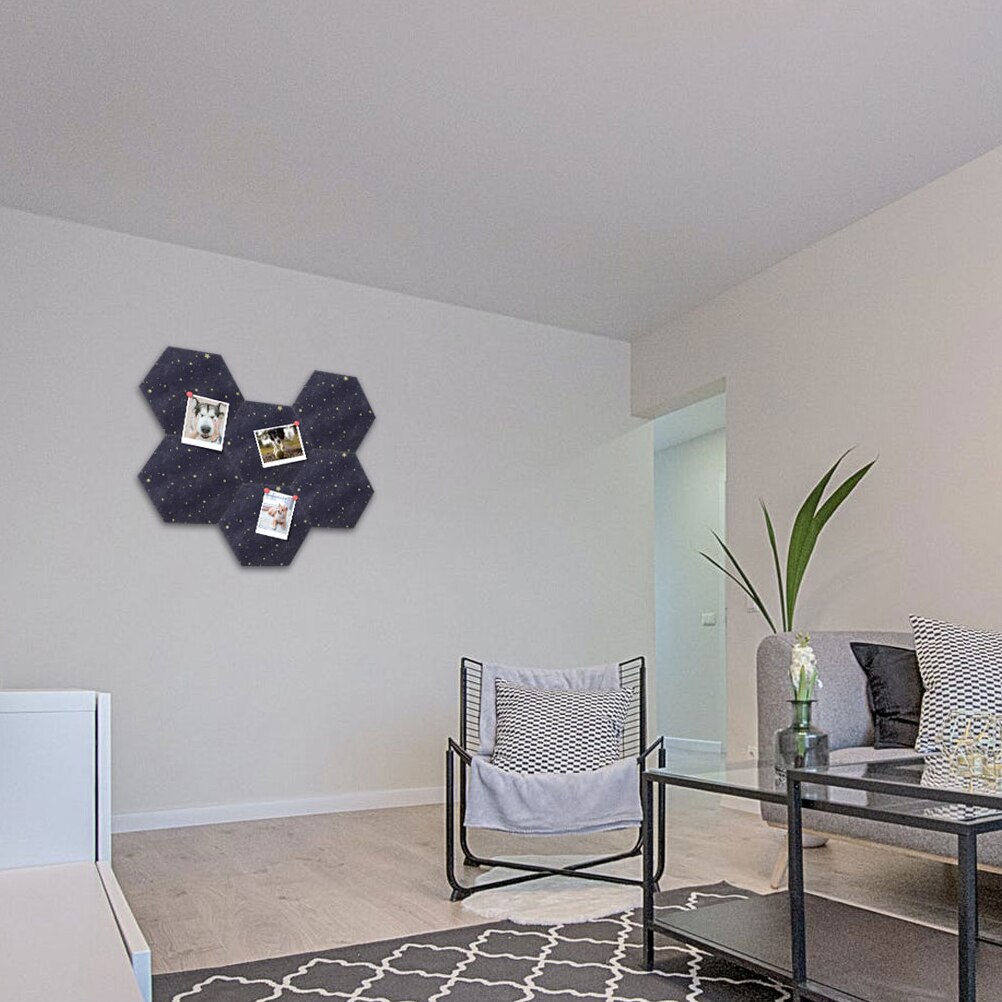 2Pcs Felt Board Wall Sticker Household Wall Message Board Bulletin Board