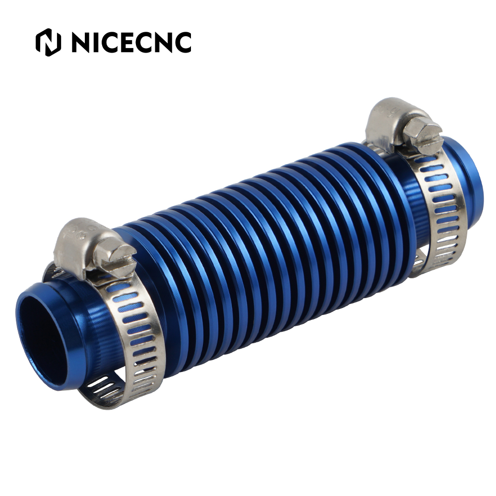 NICECNC alluminio e acciaio inossidabile ATV IN linea SUPER raffreddatore ad acqua per YAMAHA RAPTOR 700 BANSHEE 350 BLASTER 200 YFZ450R TRX450R: Blu