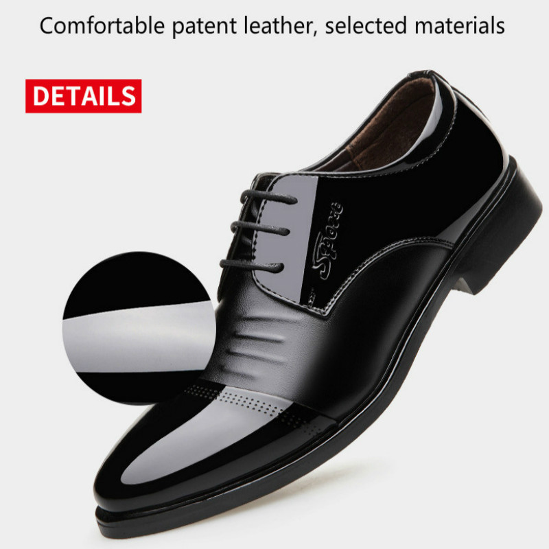 PLYX zapatos Oxford de piel para hombres zapatos Negro Azul británico hecho a mano cómodo vestido formal para hombres pisos con cordones Bullock