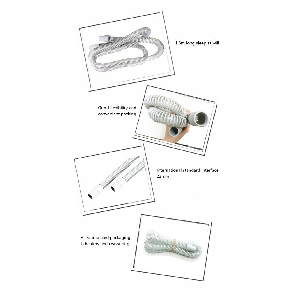 Speciale Ventilator Tubing Accessoires Niet-invasieve Ventilator Buis Universele 1.8 M Goede Flexibiliteit Slapen Op Zal 1 Pcs