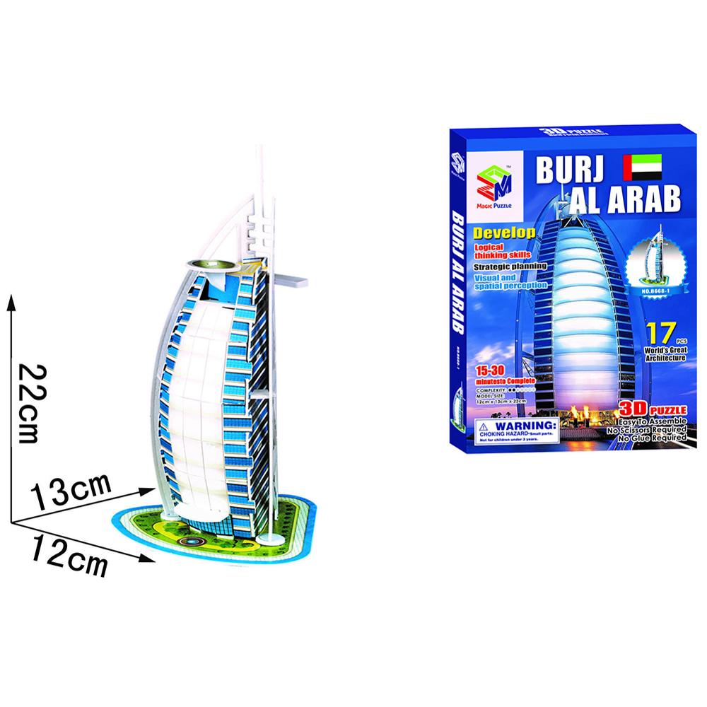 3D Del Mondo di Puzzle Di Puzzle Del Mondo Modello di Costruzione Kit Fai da te Giocattolo Educativo