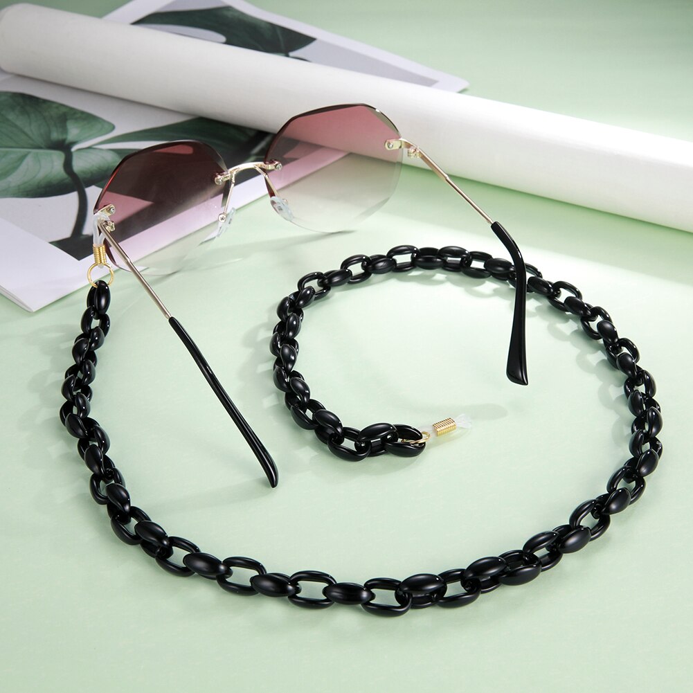 Teamer Mode Acryl Leesbril Ketting Voor Vrouwen Zonnebril Ketting Bandjes Cords Hals-Keten Lanyard Brillen Touw