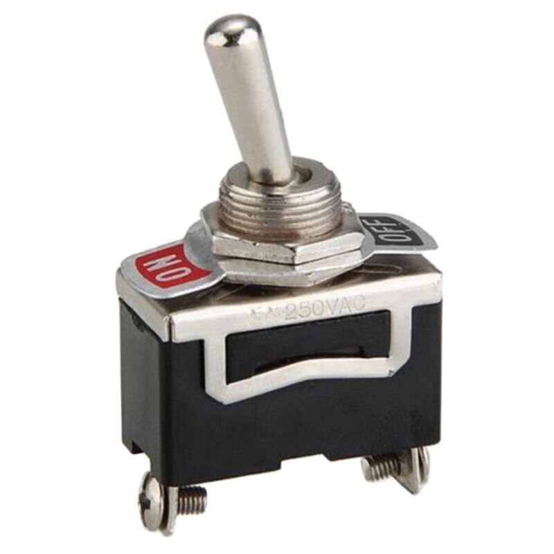 12V Heavy Duty Toggle Flick Switch ON/OFF Car Dash Light Metal SPST MDAU switch