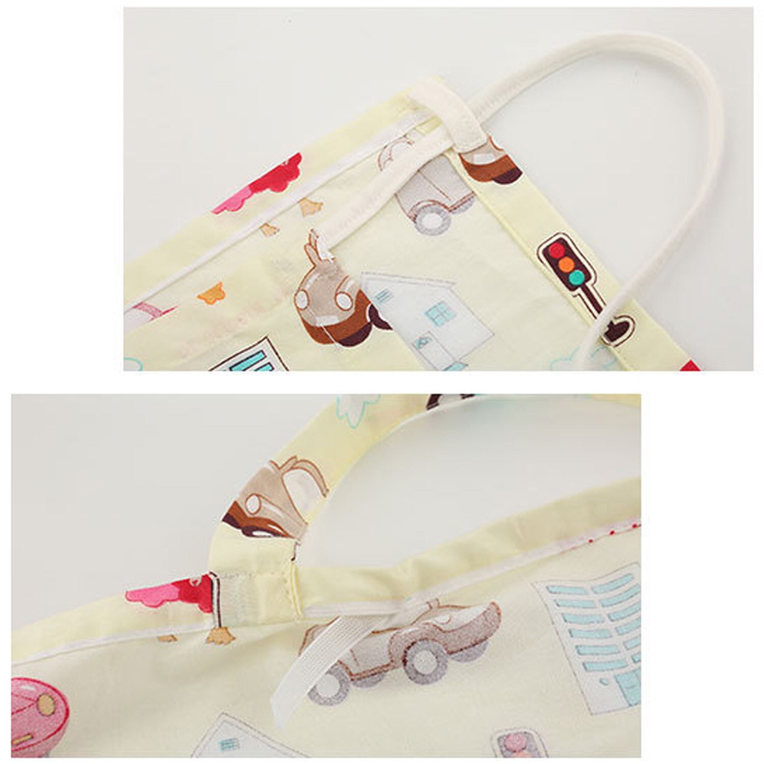 Multifunctionele zachte katoenen borstvoedingshoes met opbergzak voor kinderen, winkelcentrum, supermarkt, park, 100 x 70cm